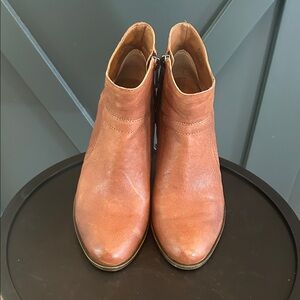 Lucky Brand Tan Leather Booties